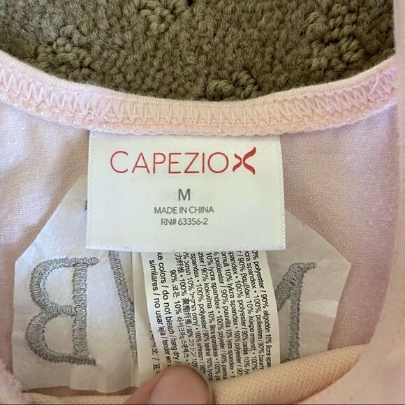 Capezio Little Girls Flutter Sleeve Ballet Leotard with Monogram Size M - Picture 6 of 9